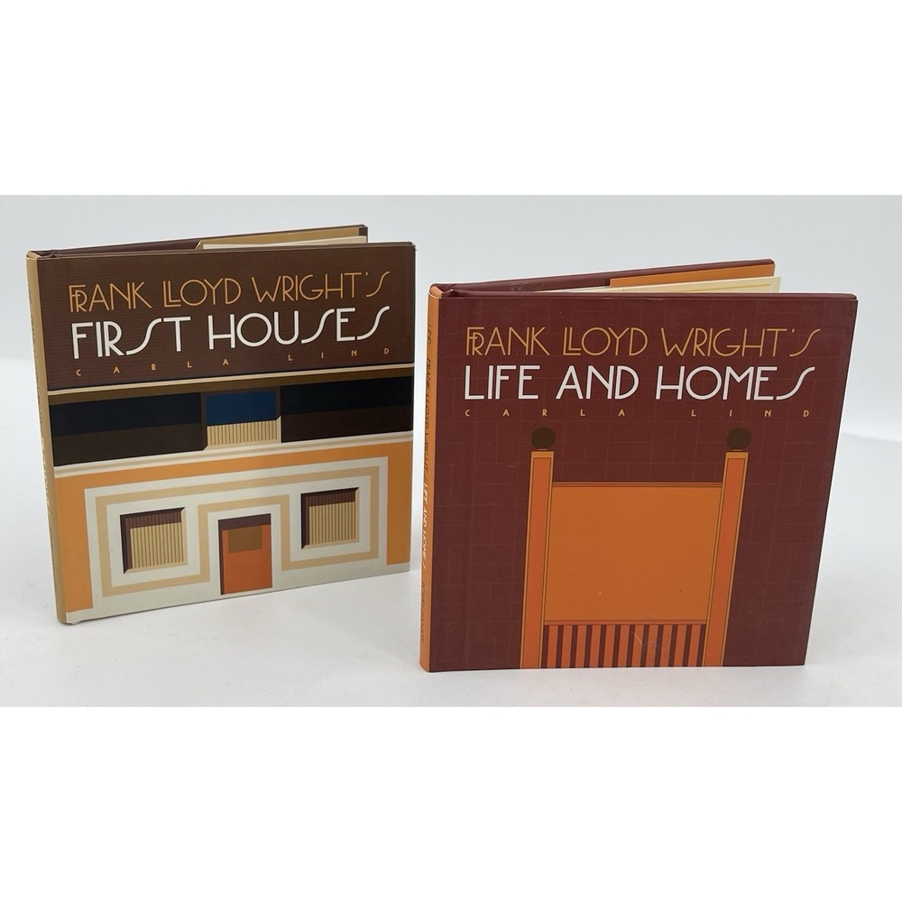 Frank Lloyd Wright's Life and Homes & First Homes Hardcover by Carla Lind New